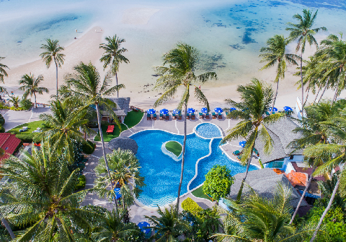 Chaba Cabana Beach Resort, zwembad