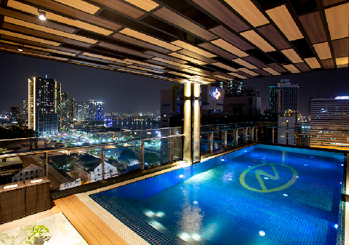 Northern Charm Hotel, zwembad 