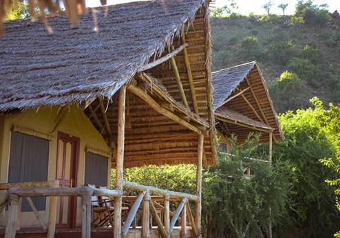 Sangaiwe Tented Lodge, exterieur