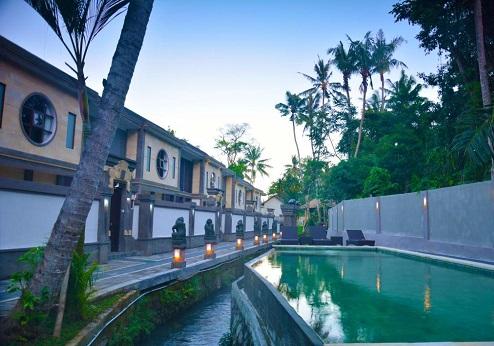 Full Moon Villa Ubud, zwembad