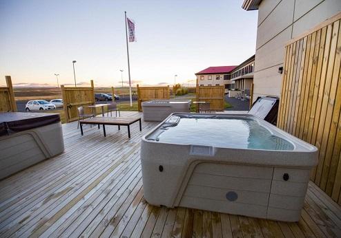 Hotel Laugarbakki, jacuzzi's