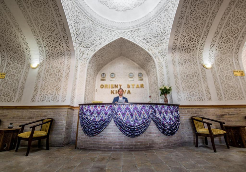 Orient Star Khiva Hotel, receptie 