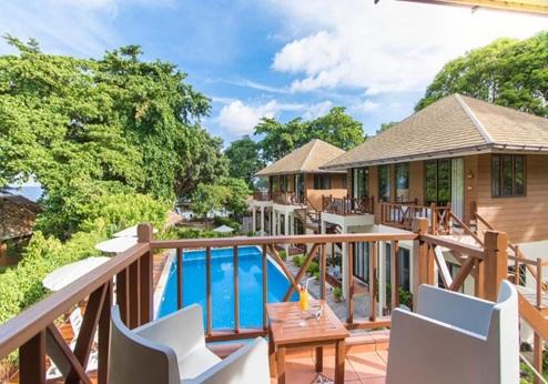 Samed Cabana Resort, terras