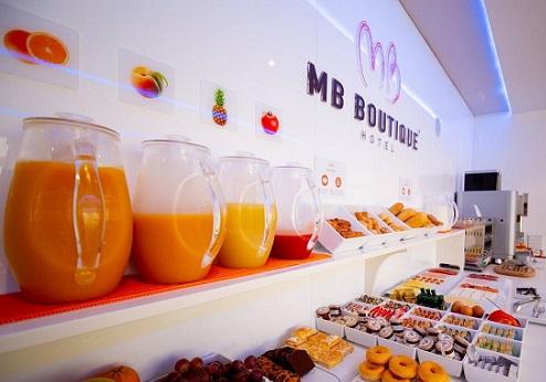 MB boutique Hotel, ontbijt