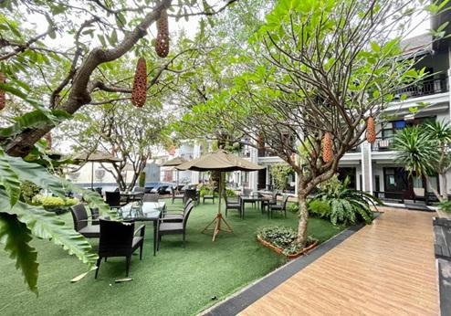 De Lanna Boutique Hotel, tuin