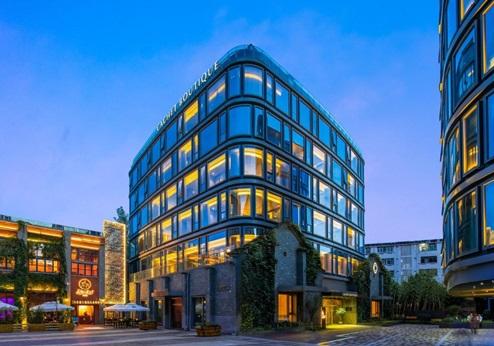 Cachet Boutique Hotel, entree