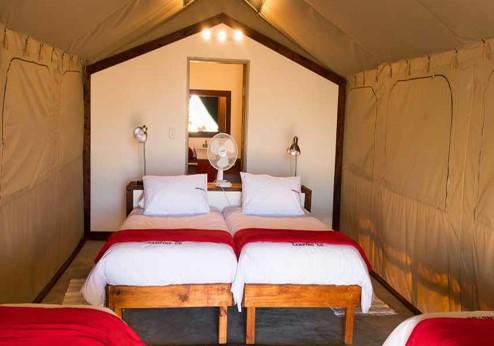 Etosha Safari Camping 2Go slaapkamer