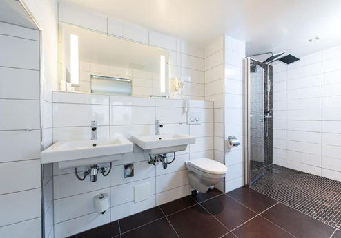 Thon Partner Hotel Victoria Hamar, badkamer