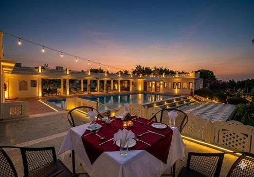 Aaram Baagh Hotel Pushkar, uitzicht