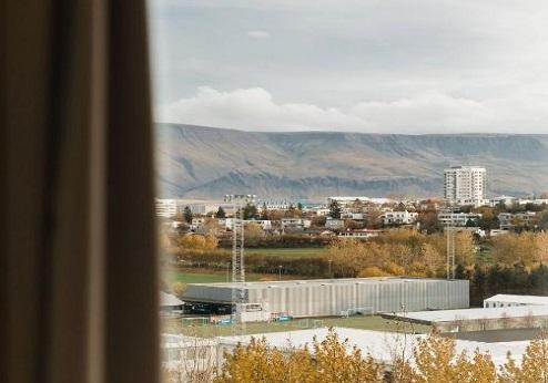 Reykjavik Lights Hotel by Keahotels, uitzicht vanuit de kamer