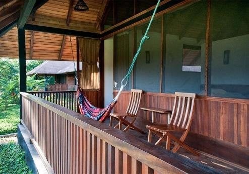 La Casa del Suizo Lodge, patio