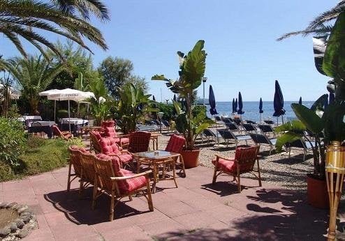 Hotel Kalos, terras