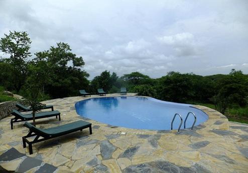 Sangaiwe Tented Lodge, zwebad