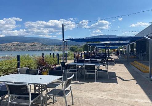 Penticton Lakeside Resort, terras