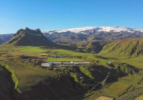 Hotel Dyrhólaey, luchtfoto