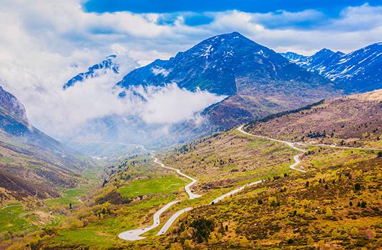 Andorra la Vella landschap