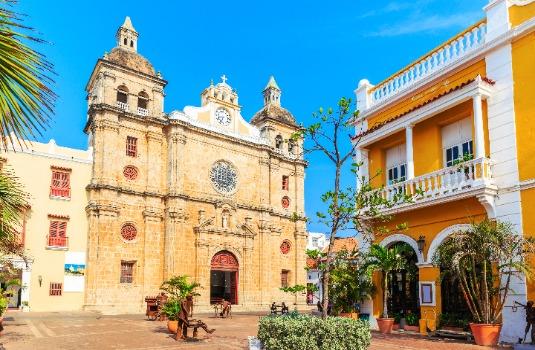 Cartagena, Colombia. Kerk van St Peter Claver
