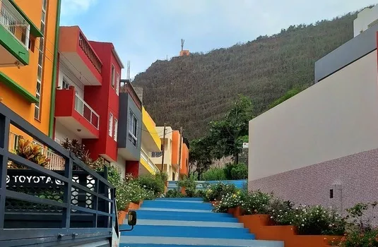Achada Santo António in Praia, Kaapverdië