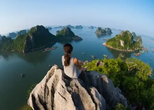 Vietnam_Halong Bay Uitzicht