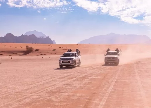 Individuele rondreis. Wadi Rum, Jordanië