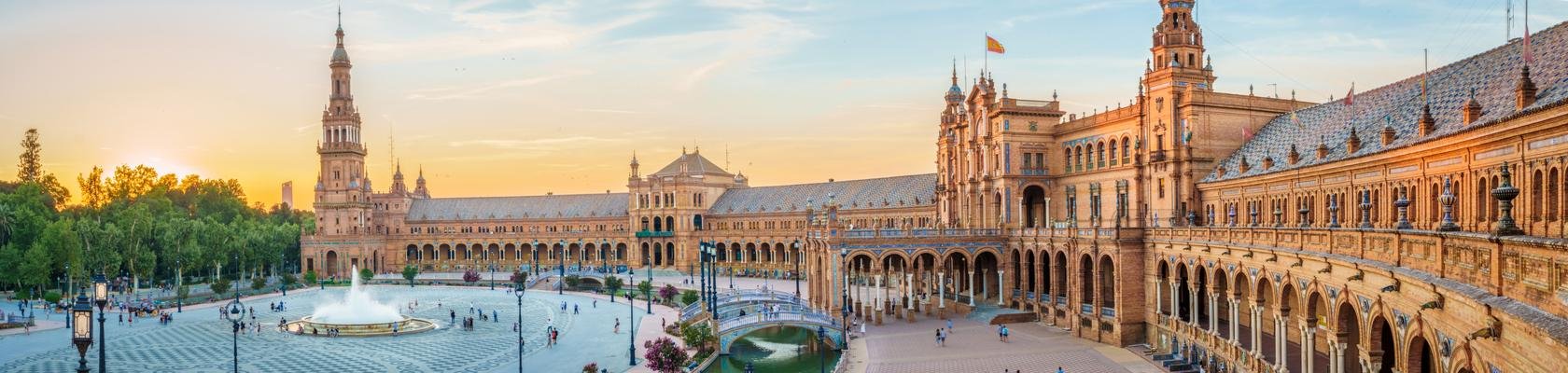 Het Plaza de España: Sevilla