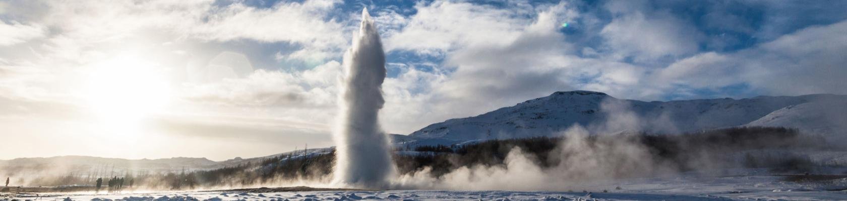 Geysir-geiser in de Golden Circle
