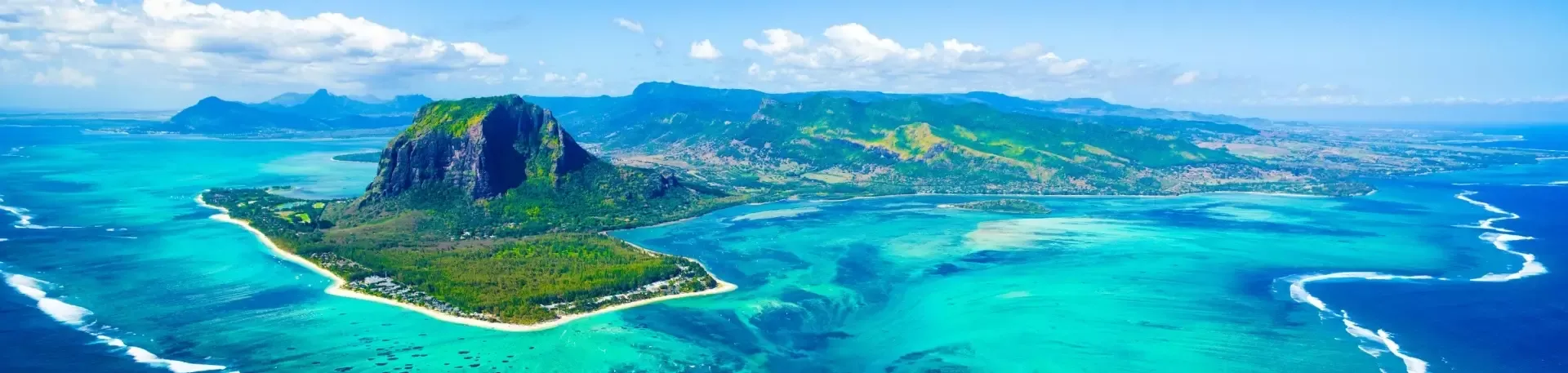 Mauritius luchtfoto