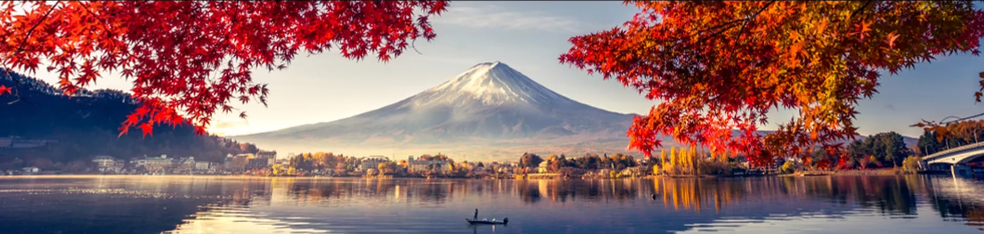 Japan herfstseizoen Mount Fuji