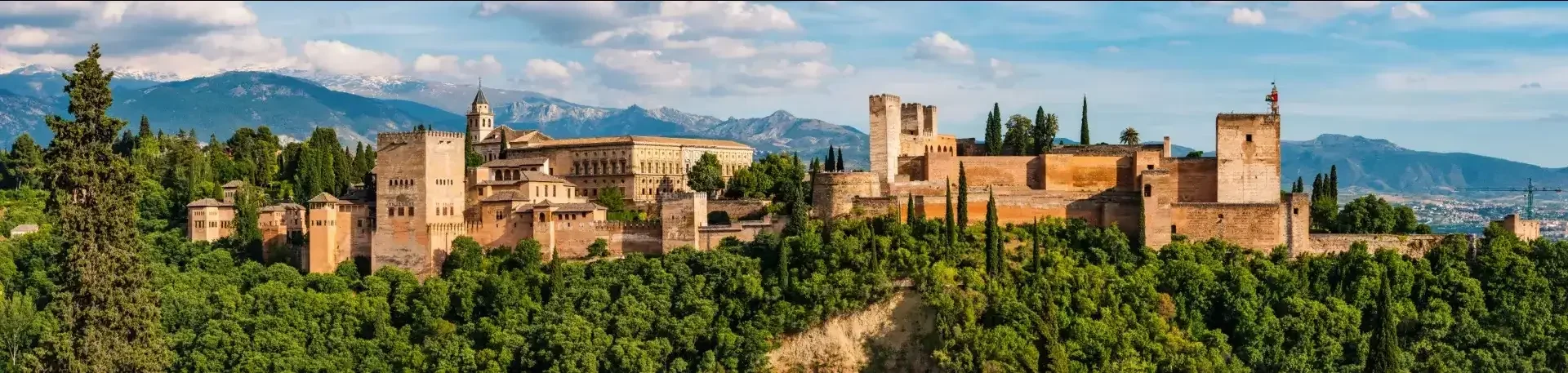 Alhambra in Granada, Andalusi&euml; in Spanje
