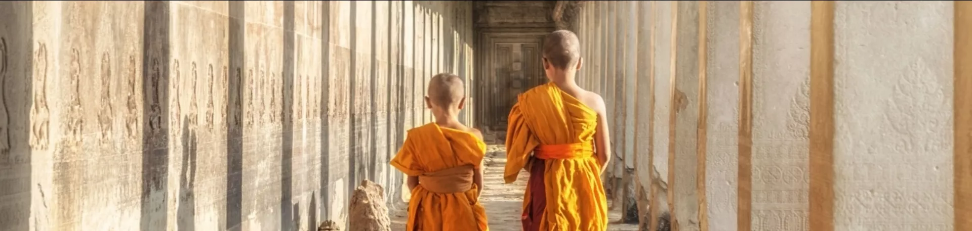 Monniken in Laos 