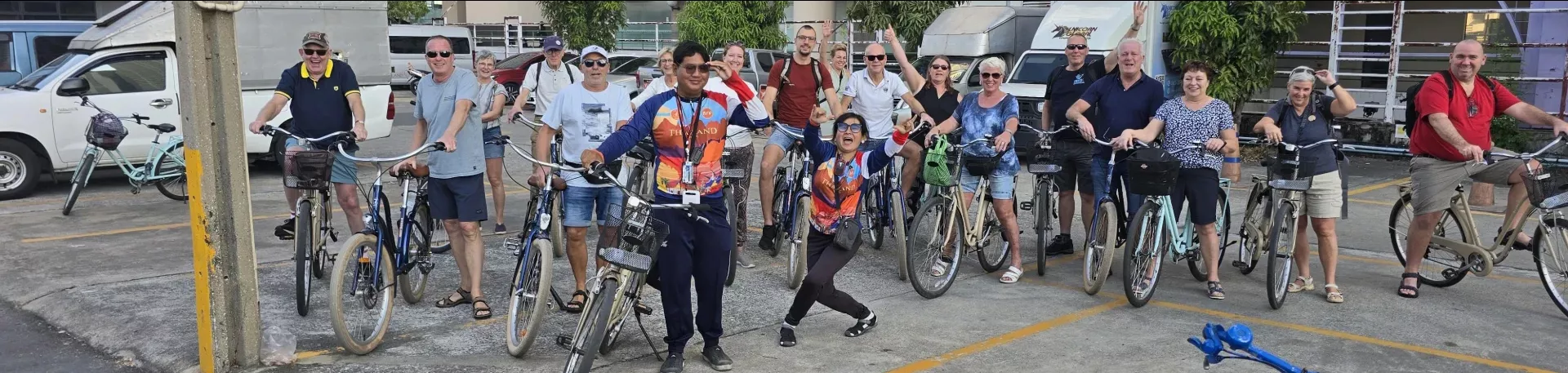 Groepsreis Thailand, fiets excursie