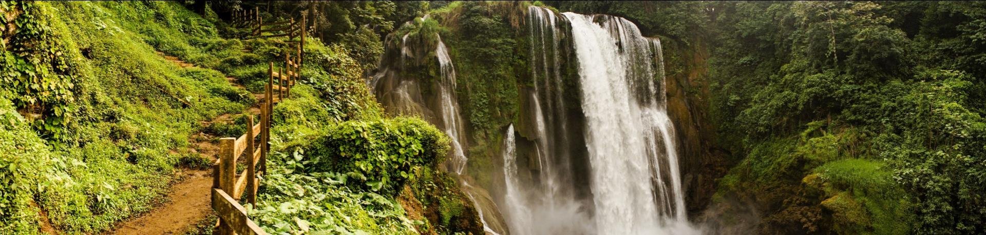 Honduras, banner, waterval