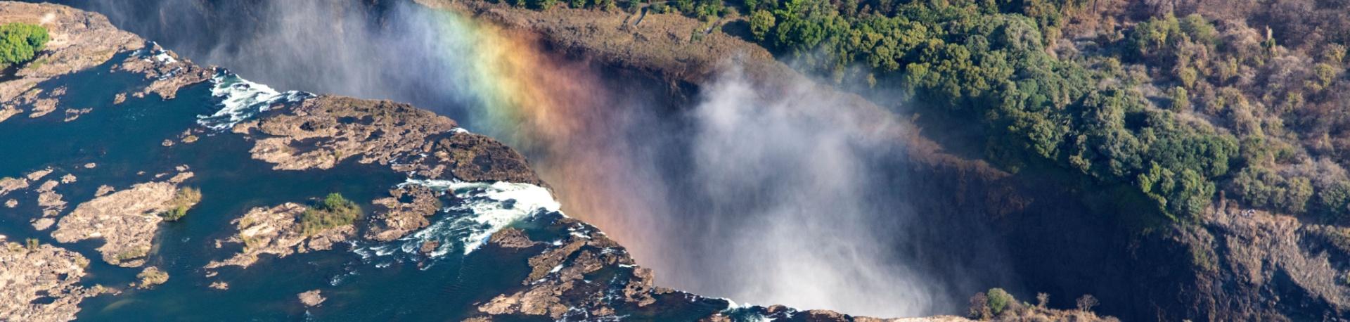 Tips voor activiteiten met vliegtuigen, helikoptervlucht boven Victoria Falls