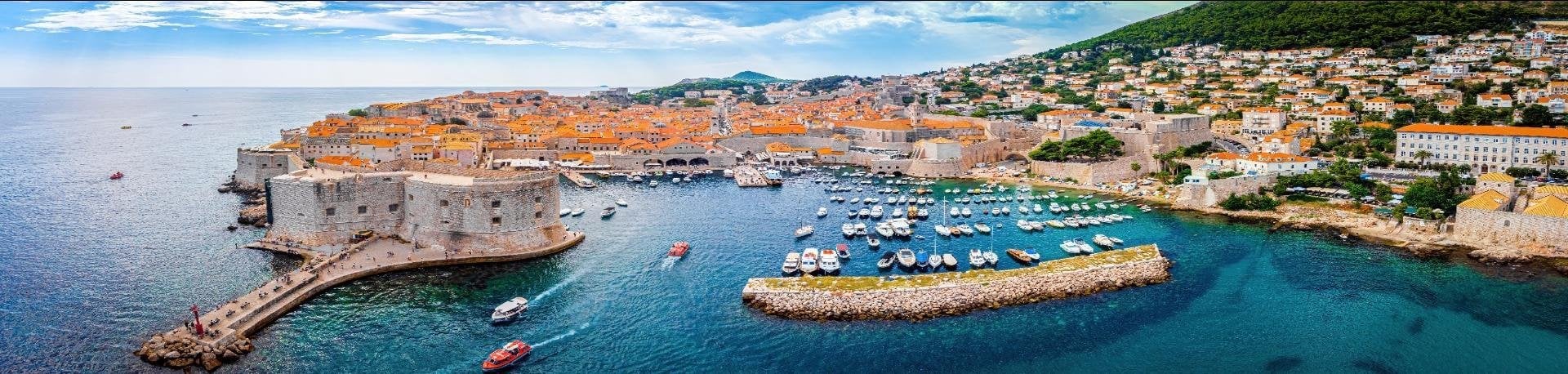 Dubrovnik, een stad in het zuiden van Kroati&euml;