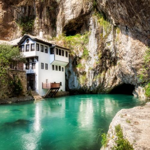 Blagaj, grotten