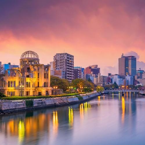 Uitzicht op Hiroshima