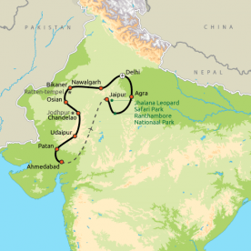 ROUTEKAART_WONDERLIJKINDIA