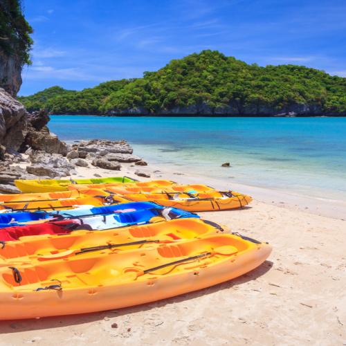 Angthong Marine National Park, Kajak