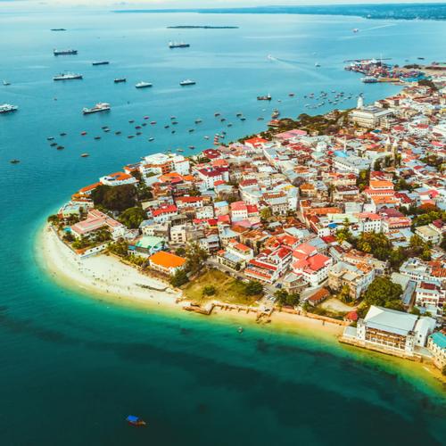 Stone Town overzicht, Zanzibar