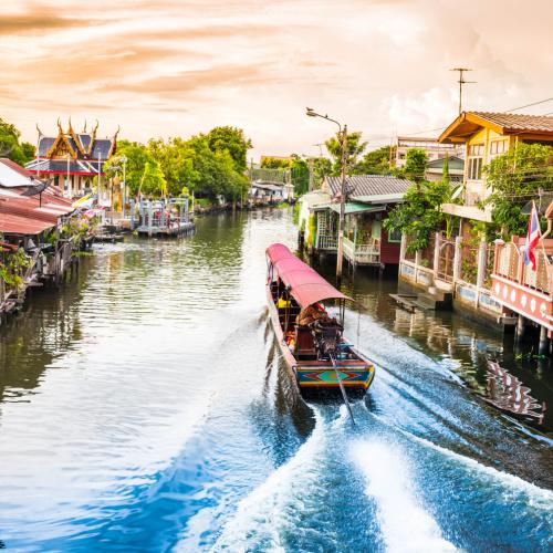 Longtailboot in Bangkok