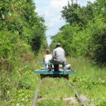 Bamboetrein Battambang