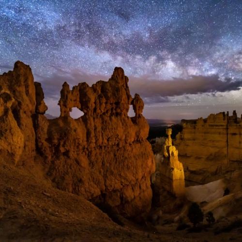 Melkweg spotten in Bryce Canyon
