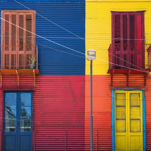 De gekleurde huizen van Caminito in La Boca
