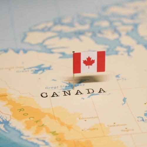 Canada op kaart