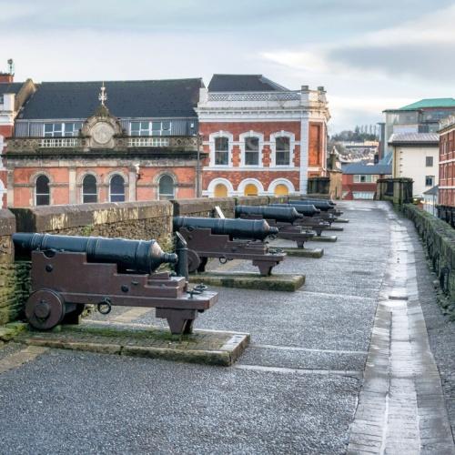 Derry., stadsmuren