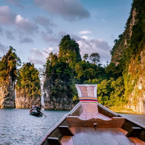 longtailboat, Khao Sok