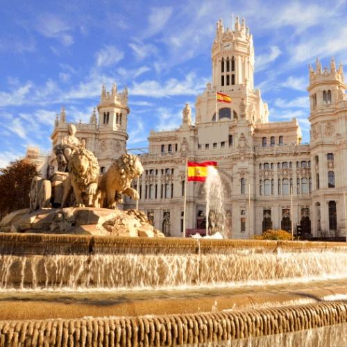 Cibeles fontein in Madrid