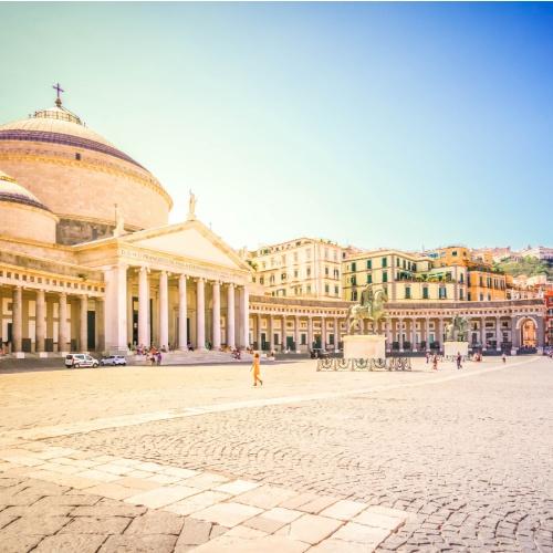 Piazza del Plebiscito in Napels