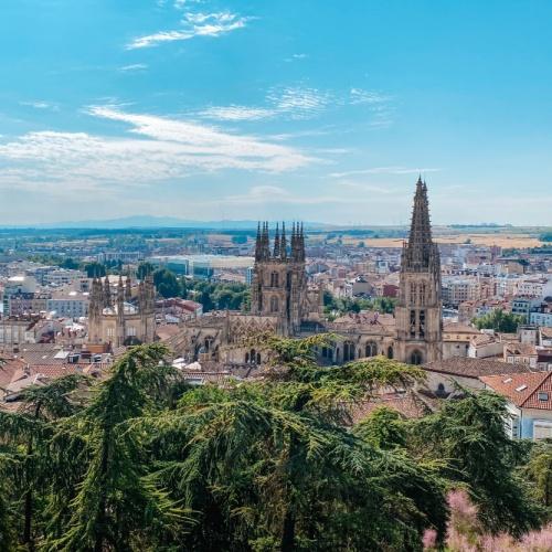 Uitzicht over Burgos
