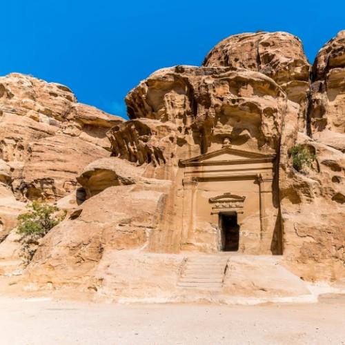 Little Petra, verlaten tempel
